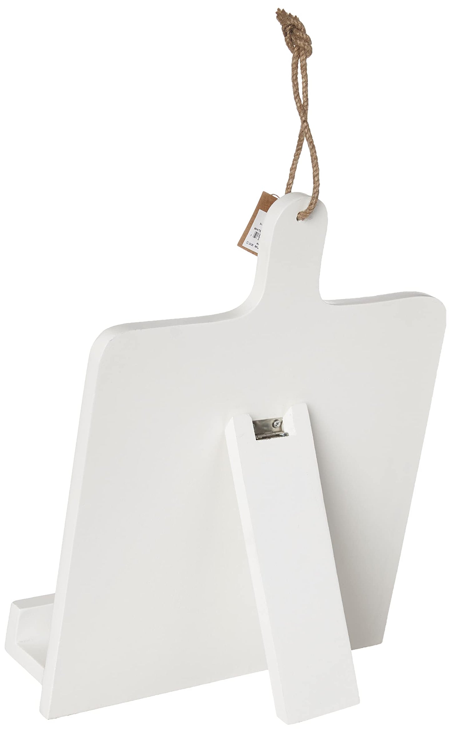 White Wood Cookbook Holder