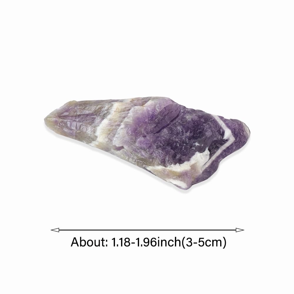 2PCS Natural Raw Stone Healing Crystals Bulk Healing Gemstones for Reiki Tumbling Fountain Rocks Meditation Garden Home Decor (Amethyst 1)