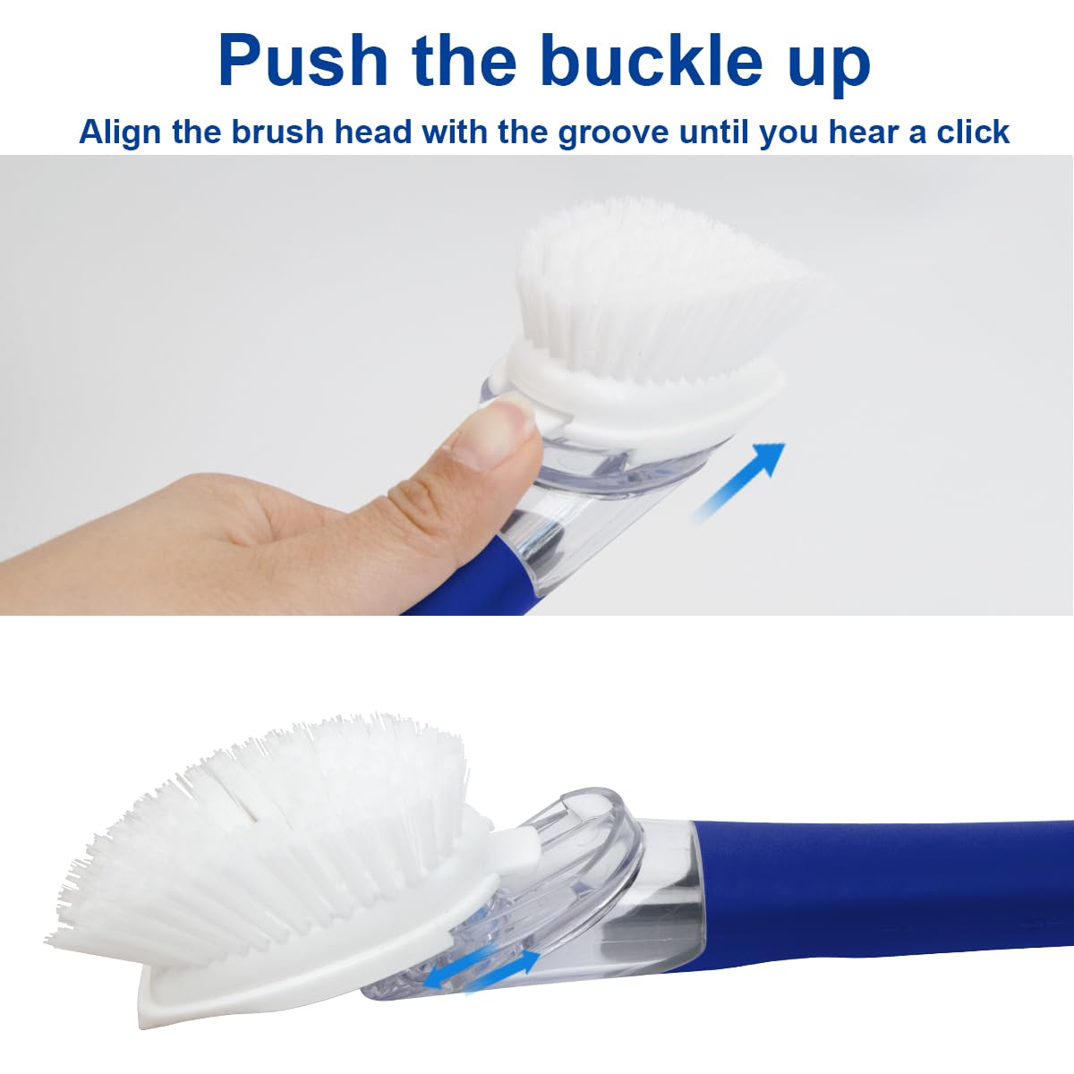CELOX Dish Brush with Soap Dispenser, Scrub Brush for Kitchen Cleaning