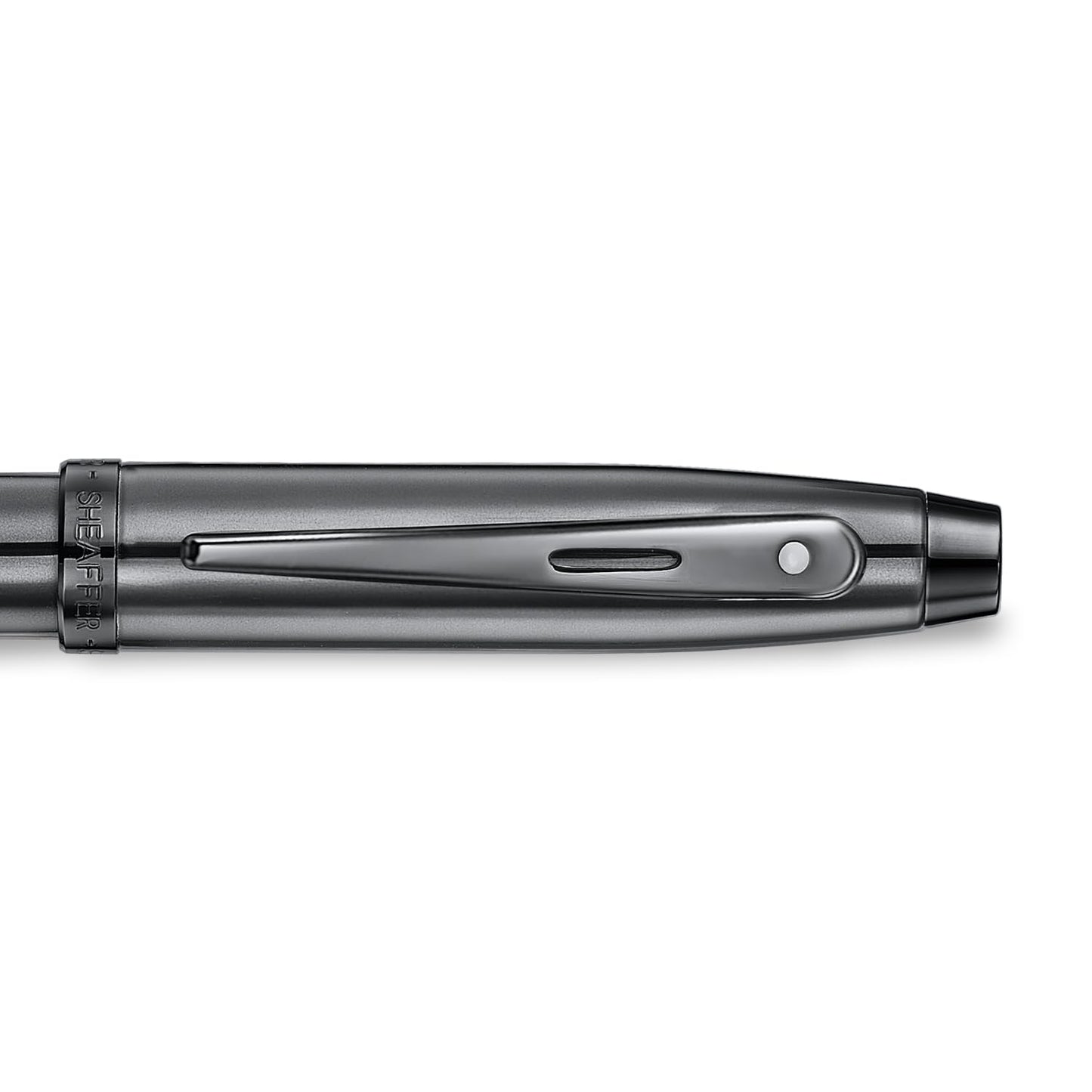 Sheaffer 100 Rollerball Pen | E9375 Ionic Shiny Grey Gunmetal with PVD Trims | Premium Rollerball Pen