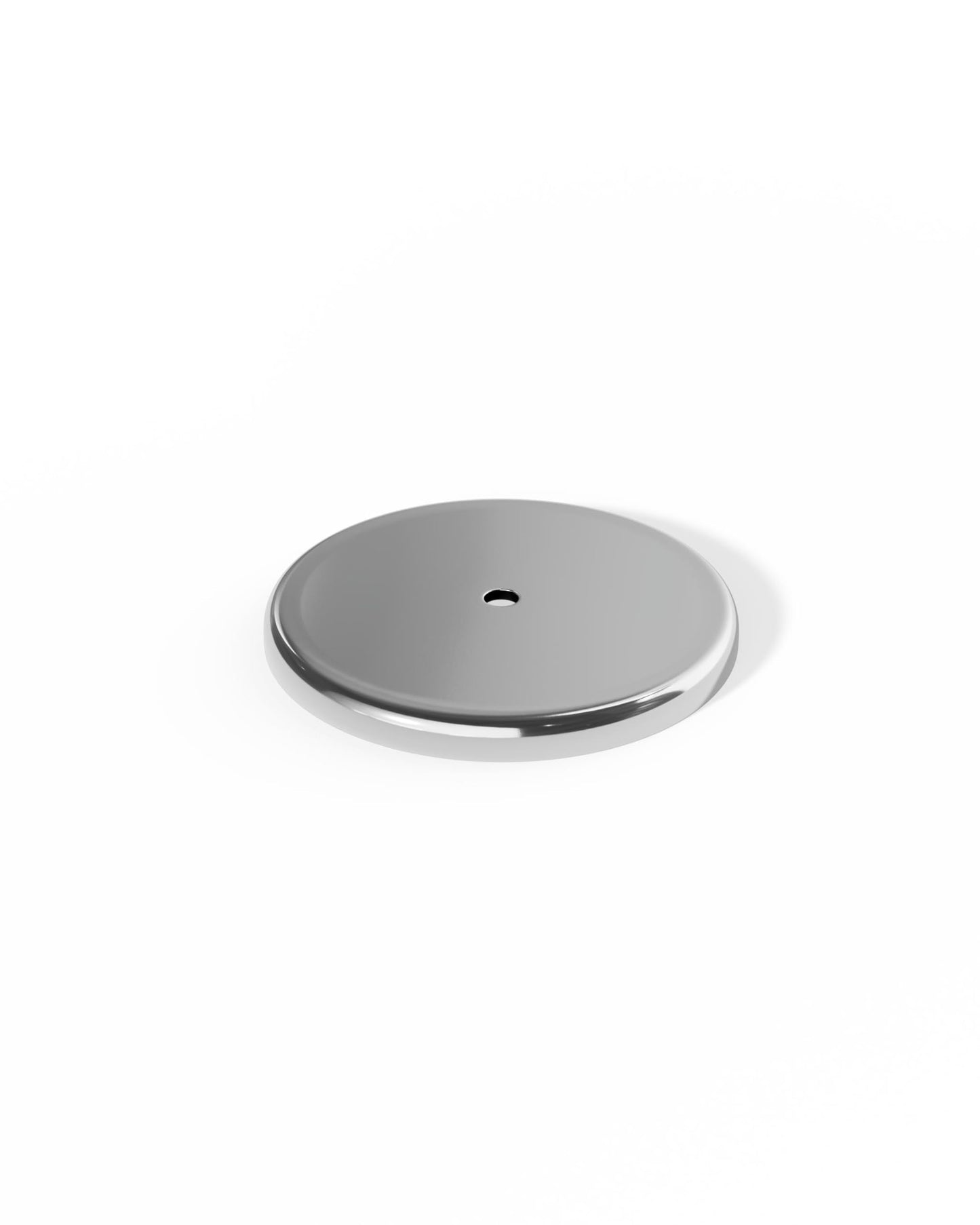 Master Magnetics Ceramic Round Base Magnet Pack - Heavy-Duty Strong Magnets - 35 lb Pull Each - for Indoor and Outdoor Use - Chrome-Plated - 2.04" Diameter - 0.197" Hole - 0.302" Thick - 6-Pack