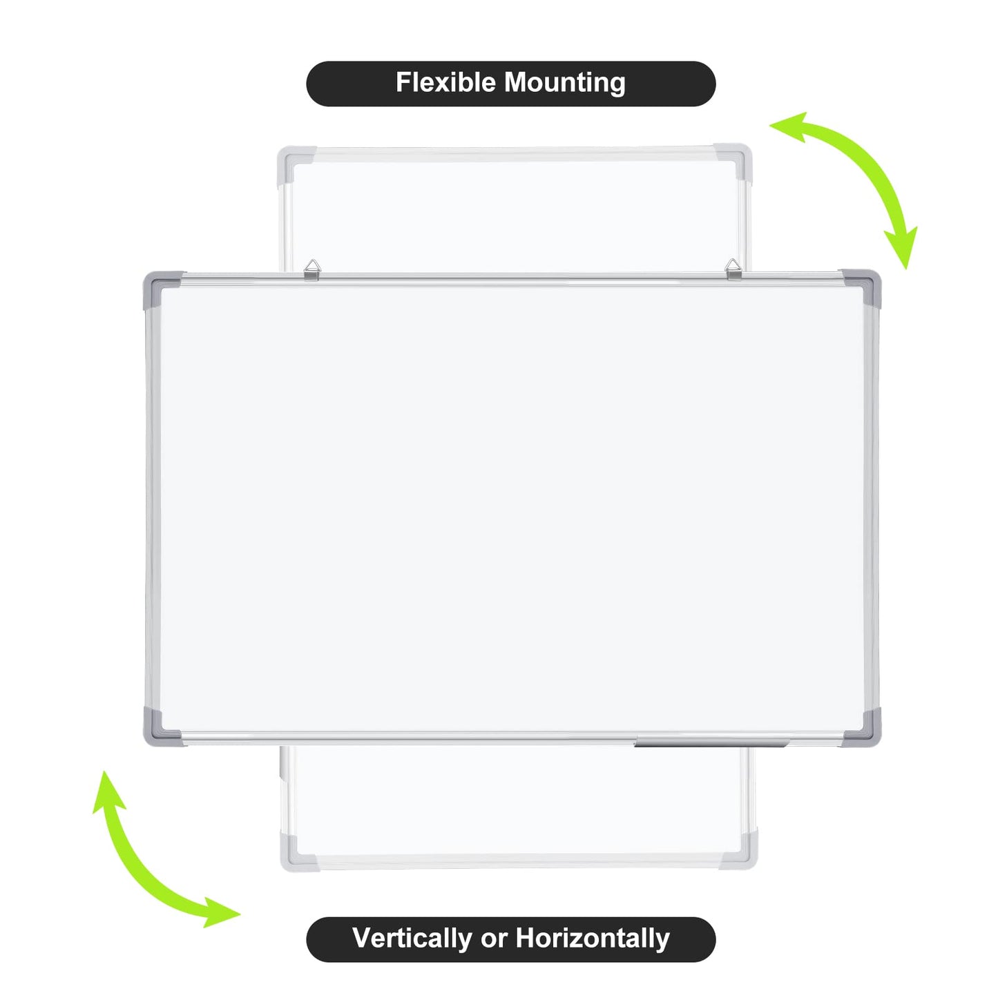 Tinlade 4 Pack Magnetic Dry Erase White Boards, Whiteboard for Wall Drawing Board Silver Aluminum Frame Presentation Board for Office Home School Classroom(36 x 24 Inch)