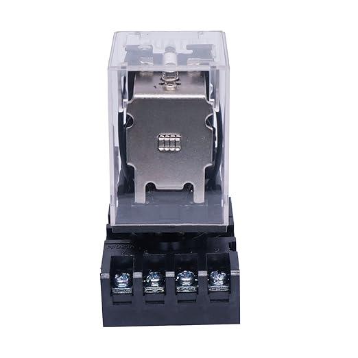 TWTADE/JTX-2C, MK2P-I DPDT Power Relay with Plug-in Terminal Socket Base, DC 24V Coil, 8 Pin 2NO 2NC DC 24V