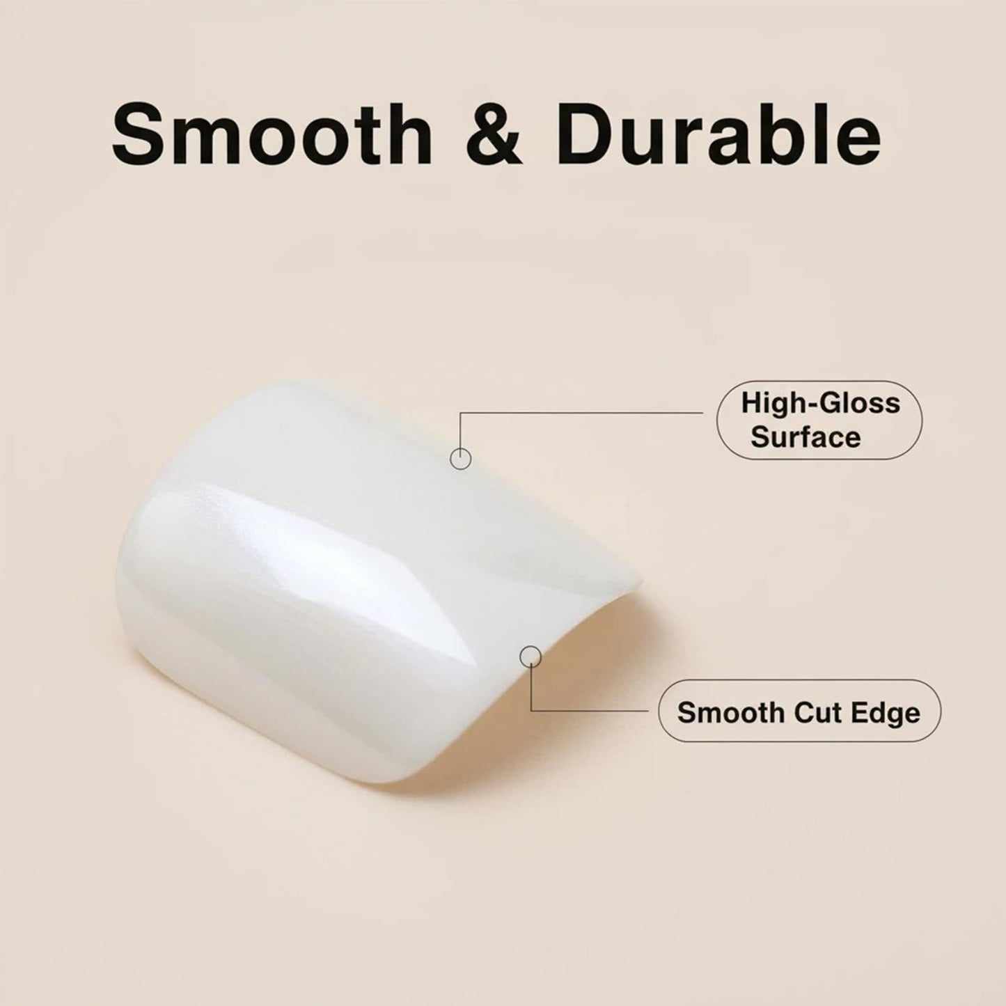 White Chrome Press on Toenails Short Square Fake Toe Nails Mirror Gloss Finish Toenail Press ons Smooth White Chrome Nail Tips Full Cover Reusable Stick on Toenails for Women Manicure 24Pcs