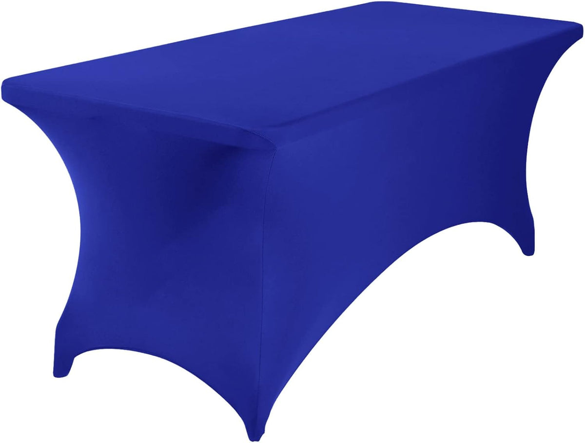 Spandex 6ft Waterproof Table Cover for Party,Wedding, Banquet, and Events(Royal Blue)
