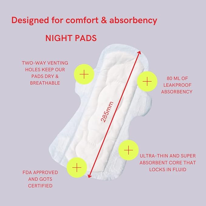 August Menstrual Organic Cover Pads for Women & Anyone Who Menstruates, Super Absorbency, 32 HSA FSA Eligible Super Pads, Fragrance Free, Organic Pads with Wings (1 Box of 32/2 Boxes of 16)