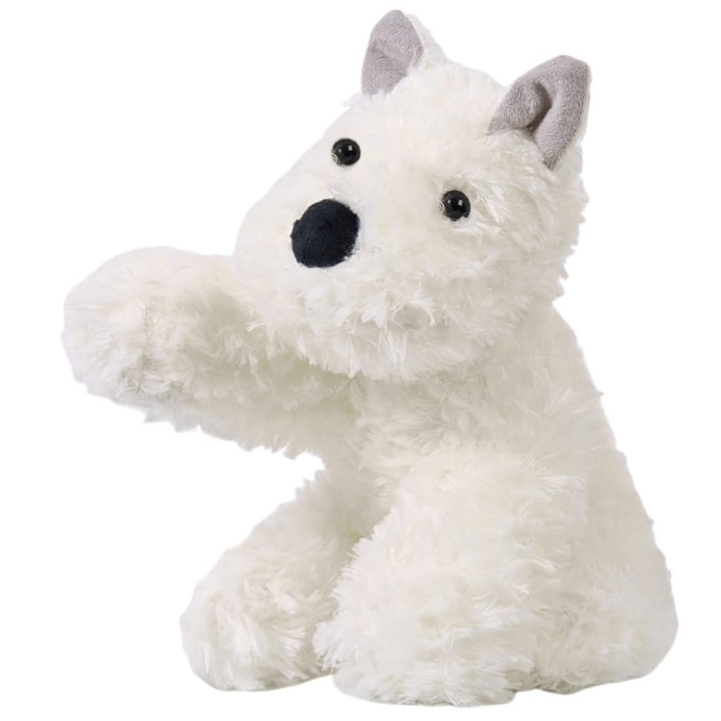 NCAIUNAE Adorable West Highland White Terrier Dog Plush Toy - 11.8" Soft Stuffed Animal Toy, Kid's Best Friend