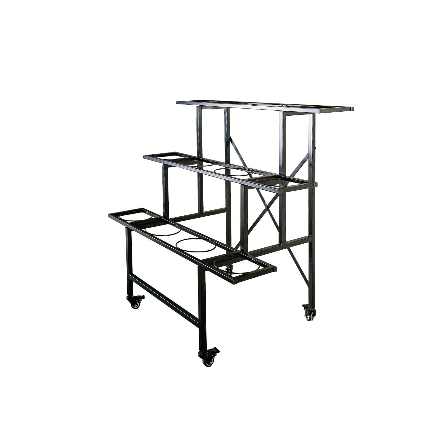 Zhongma 3 Tier Metal Flower Display Stand Frame ( This item is not recommended for purchase separately,Please be cautious when purchasing separately, as it may not be usable)