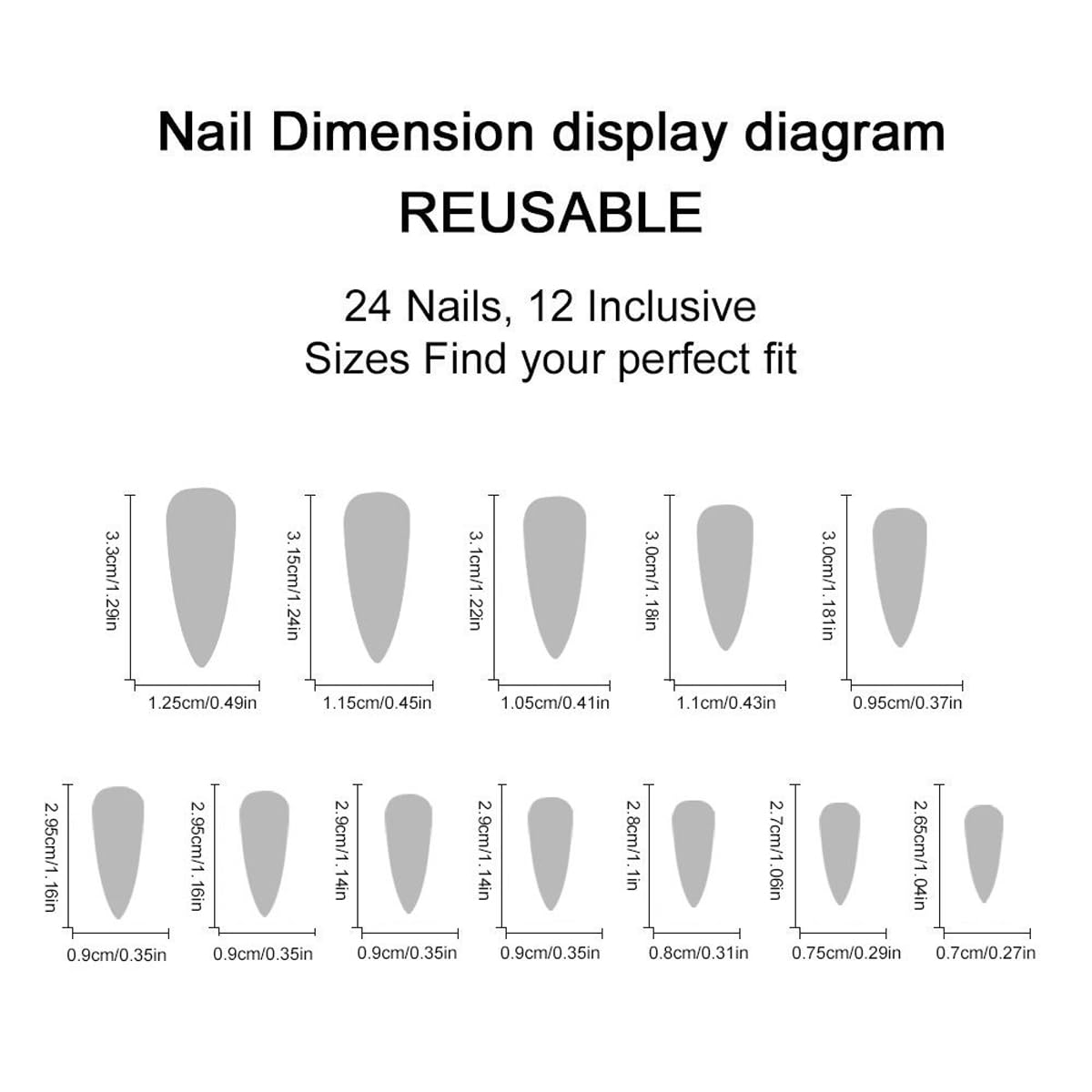 Press on Nails Long Stiletto Fake Nails Black False Nails Solid Color Design Extra Long Full Cover Glossy Acrylic Nails for Women Manicure 24PCS