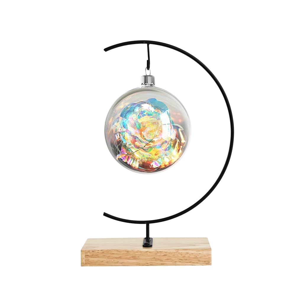 CXLE Ornament Display Stand - Iron Pothook Stand for Hanging Glass Globe, Air Plant Terrarium, Witch Ball, Christmas Ornament and Home Wedding Decoration