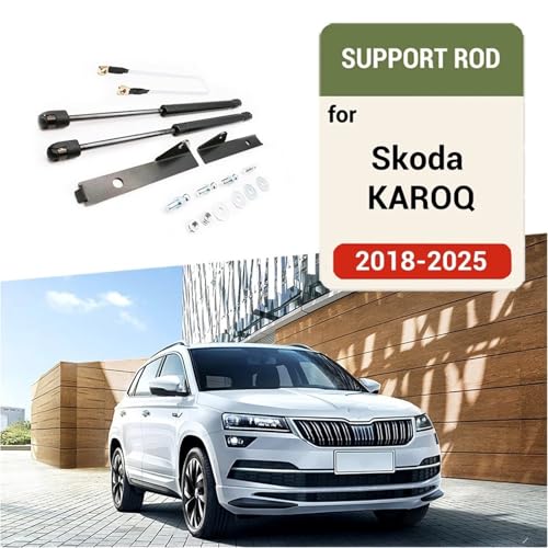 Compatible With Skoda 2017-2023 Car Bonnet Hood Lift Hydraulic Rod Strut Spring Shock Bars Bracket Car-styling Accessories