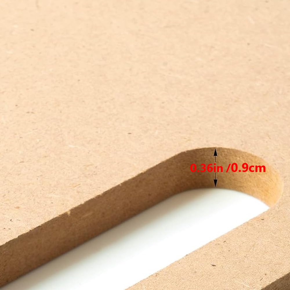 Clay Wedging Board with Built in Handle Portable Wooden Mat Clay Board for Clay Crafts Arts Making (22 x 22 Inch, 1 PCS)