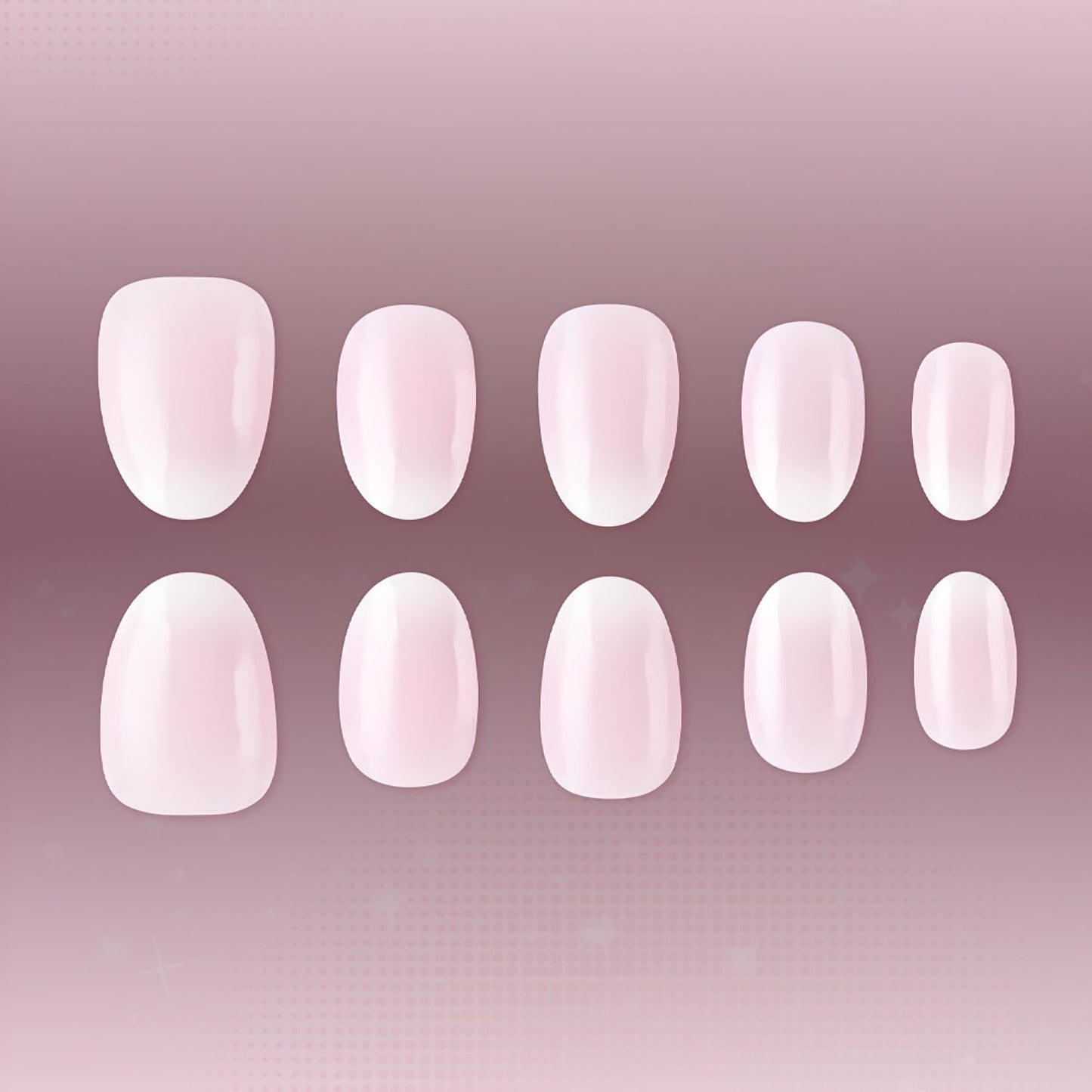 Almond Press On Nails Short Fake Nails Pink White Gradient False Nails With Artificial Glossy Designs Acrylic Nails Press Ons Full Cover Glue On Nails Pink White Stick On Nails For Women