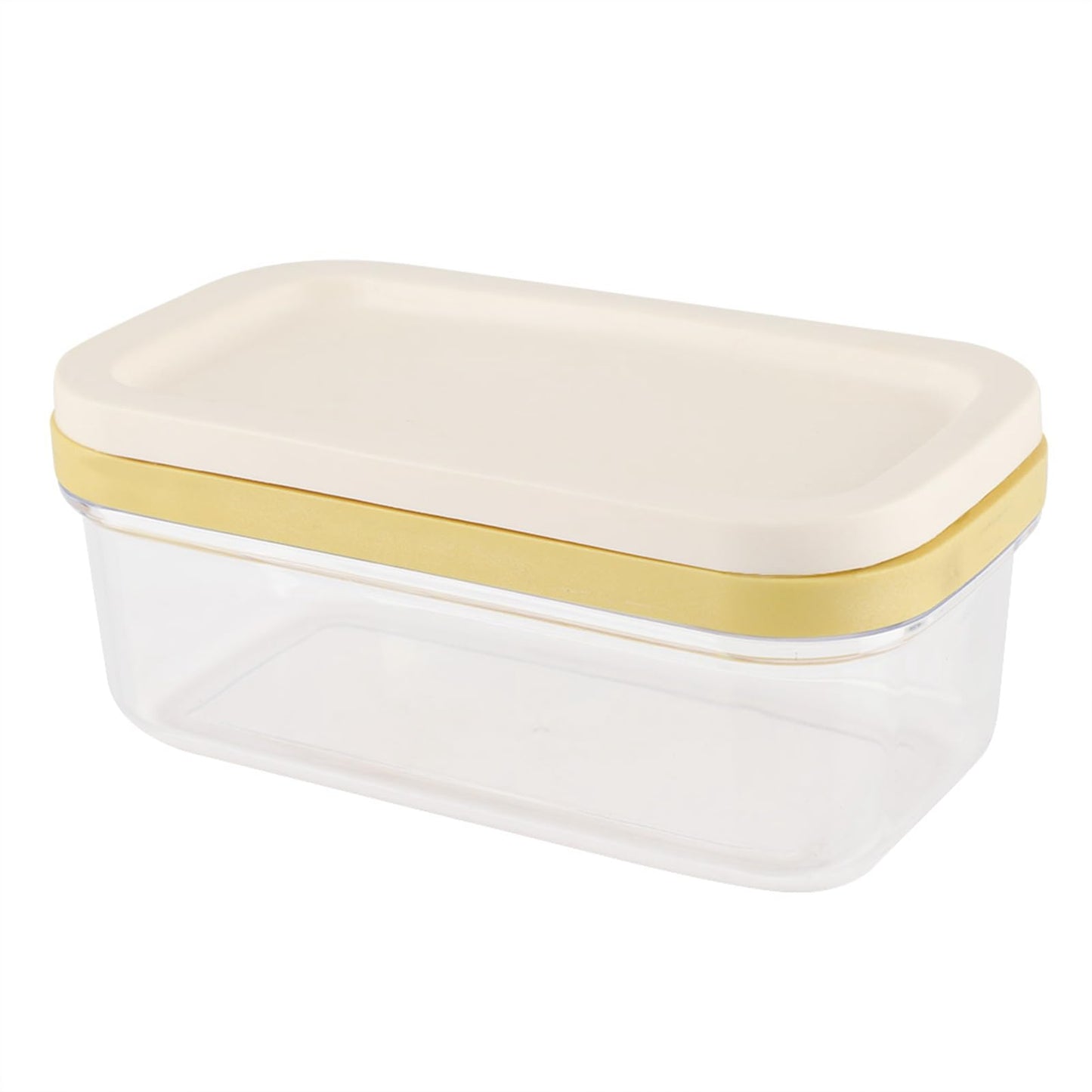 Yctze Butter Box Cheese Container with Cutting Net for Food Storage in Kitchen, Plastic Dish Box with Lid - Ideal for Cheese, Velveta and Butter Storage