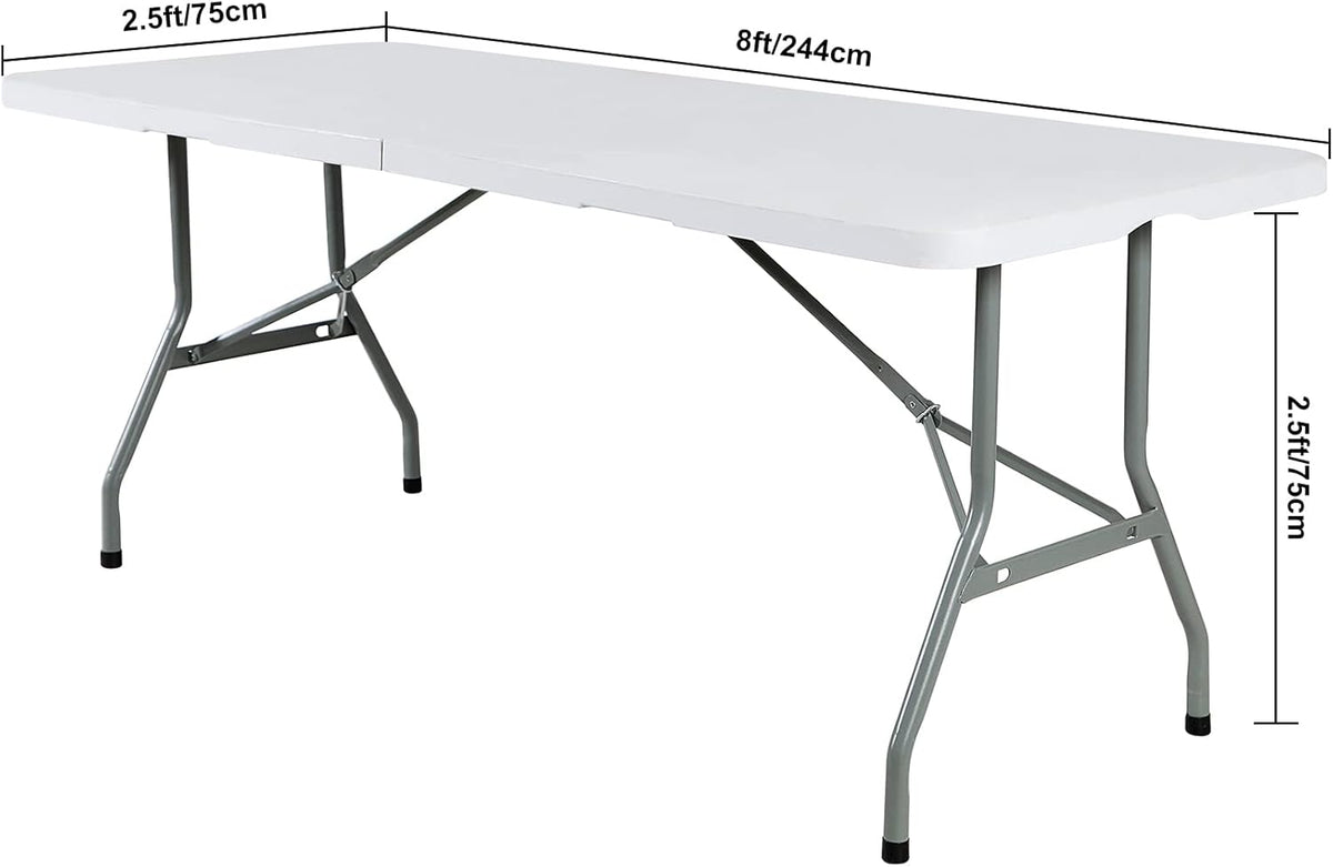 2Pack Spandex Waterproof Table Covers 8ft，Spandex 8ft Waterproof Table Cover for Party,Wedding, Banquet, and Events(Orange)