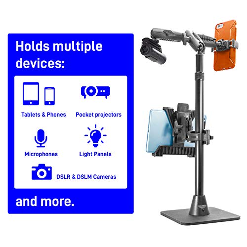 iBOLT Stream-Cast Creator Custom mount kit with over 60 variations- great for live streaming tutorial videos and photos. Great for crafters, bakers, artists- iPhone 11 Pro, Samsung Galaxy S10/ Note 20