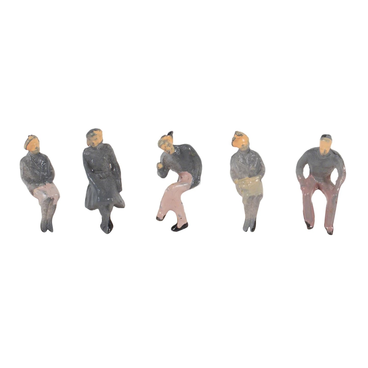 szzijia 100pcs 1:100/1:150/1:200 Scale DIY Painted People Figures- DIY Sand Table Model, Scene Construction