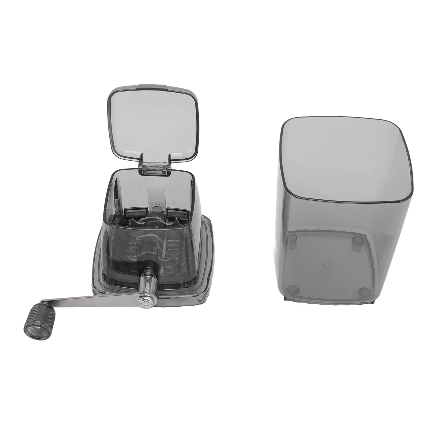 YOUTHINK Ice Crusher, Manual Ice Crusher Small Portable Crusher Hand Operated Snow C1 Machine Grey for Home Kitchen Summer Cooling