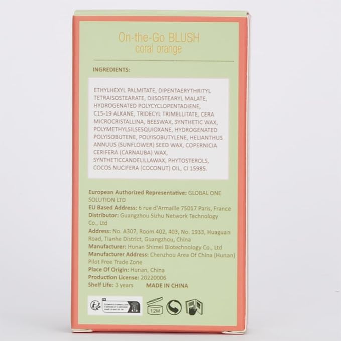 Blush pH Tinted Moisture Stick, Multi-Use Cream Blush Stick, Natural Nude Makeup for Cheeks, Eyes and Lips, Waterproof Natural Nude Makeup, Suitable for All Skin (2# Hot Red)