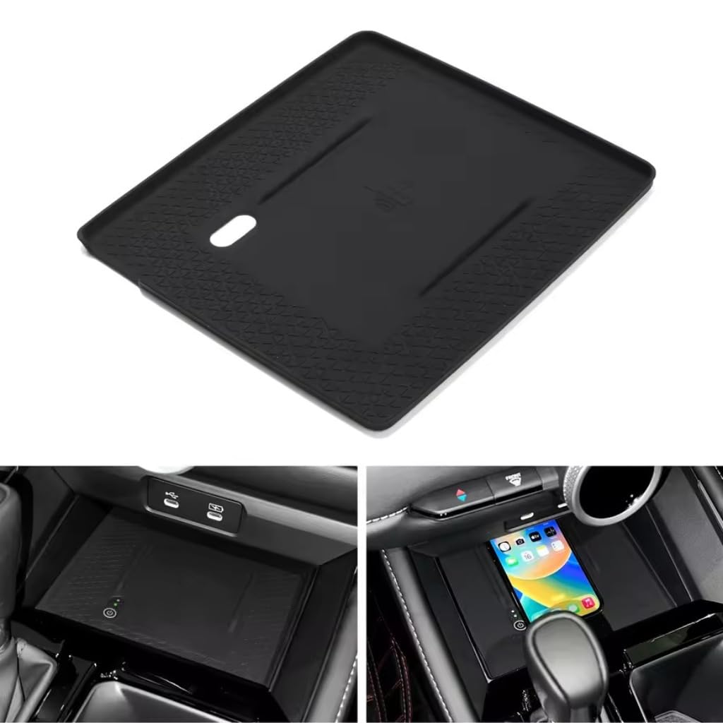 Compatible with Honda Accord 2023-2025 2026 Silicone Central Control Wireless Charging Protective Pad Anti-slip Waterproof Non-Slip Protective Dustproof Mat For 11th Gen Accord 2023 2024 2025 2026