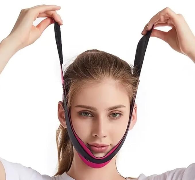 YHOME Lift and shape up your face instantly with V-line Cheek Chin Neck Shaping mask/Belt made up of best breathable & comfortable material: Lyrca