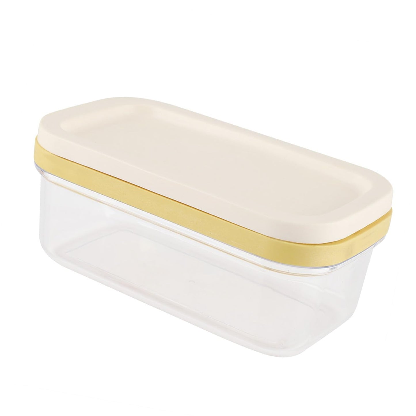 Yctze Butter Box Cheese Container with Cutting Net for Food Storage in Kitchen, Plastic Dish Box with Lid - Ideal for Cheese, Velveta and Butter Storage
