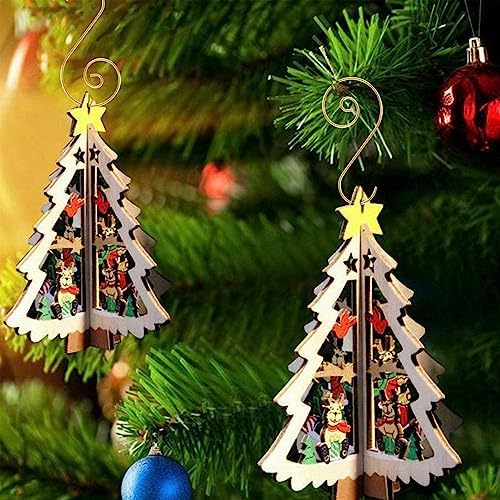 TITA-DONG 80PCS Christmas Ornaments Hooks,Premium S Ornament Hangers for Xmas Tree Decoration,Hangers Christmas Tree Hanger for Christmas Tree Decorations(#1)