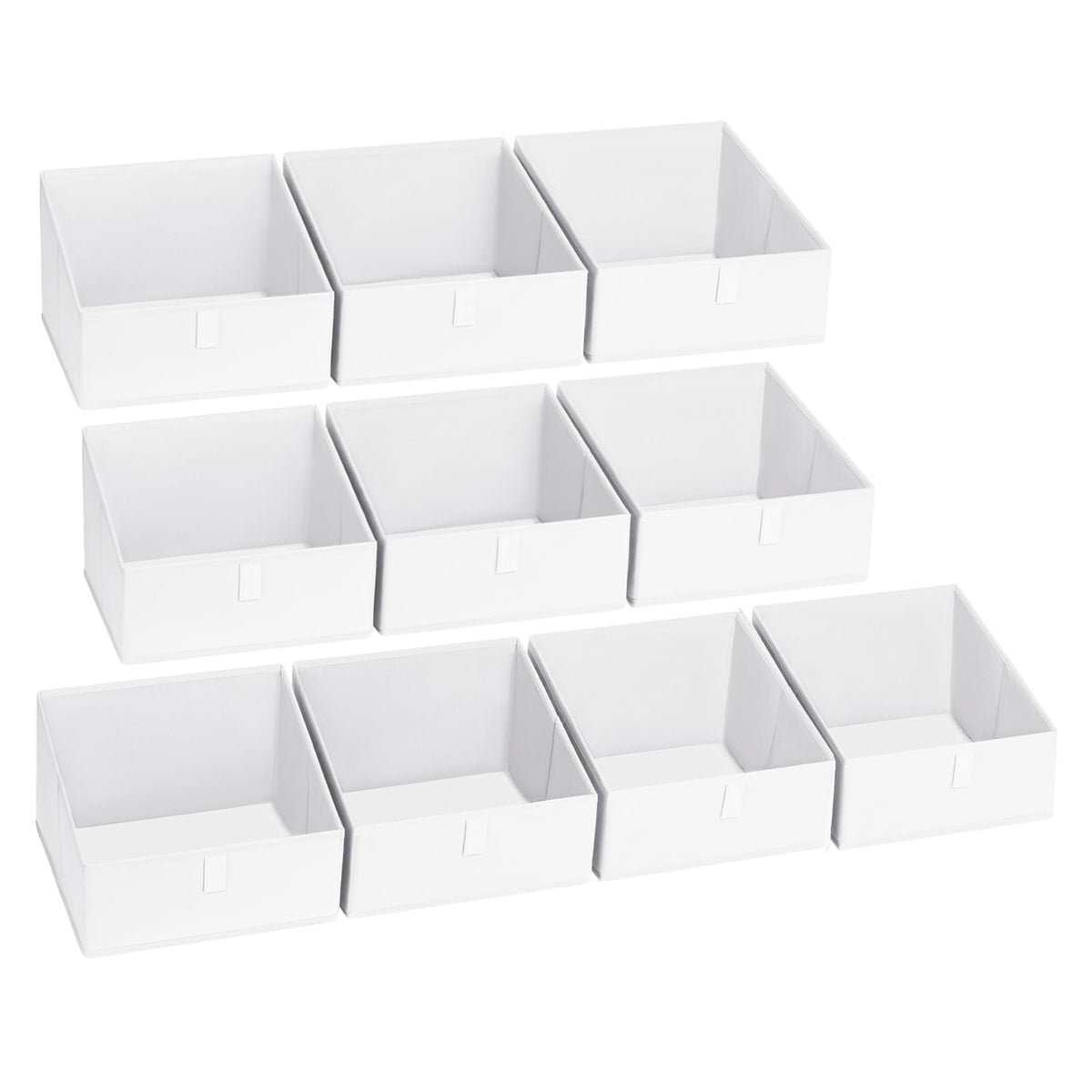 Closet Storage Bins 10 Pack (10 Count)