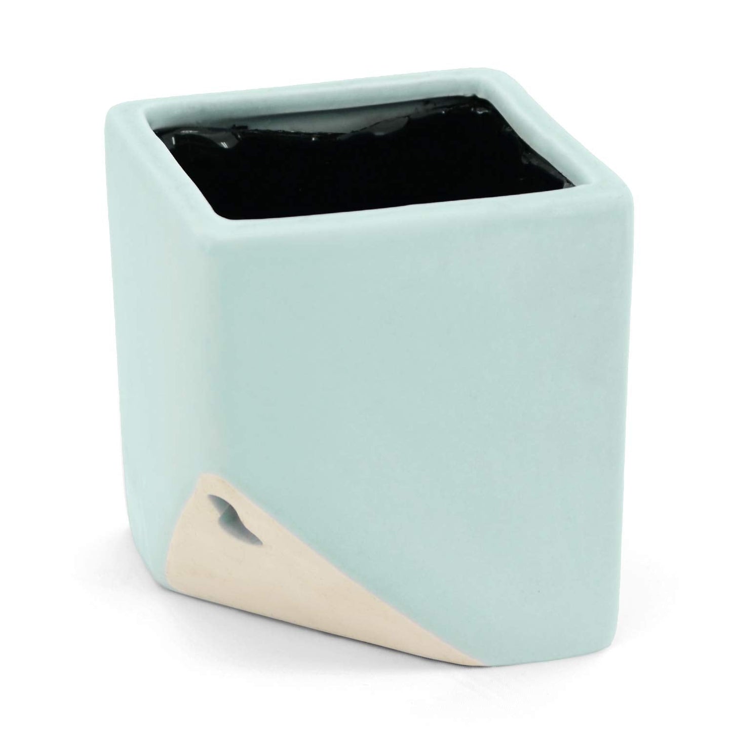 Arcadia Garden Products WP11MT Small Wall Planter Cube, Mint