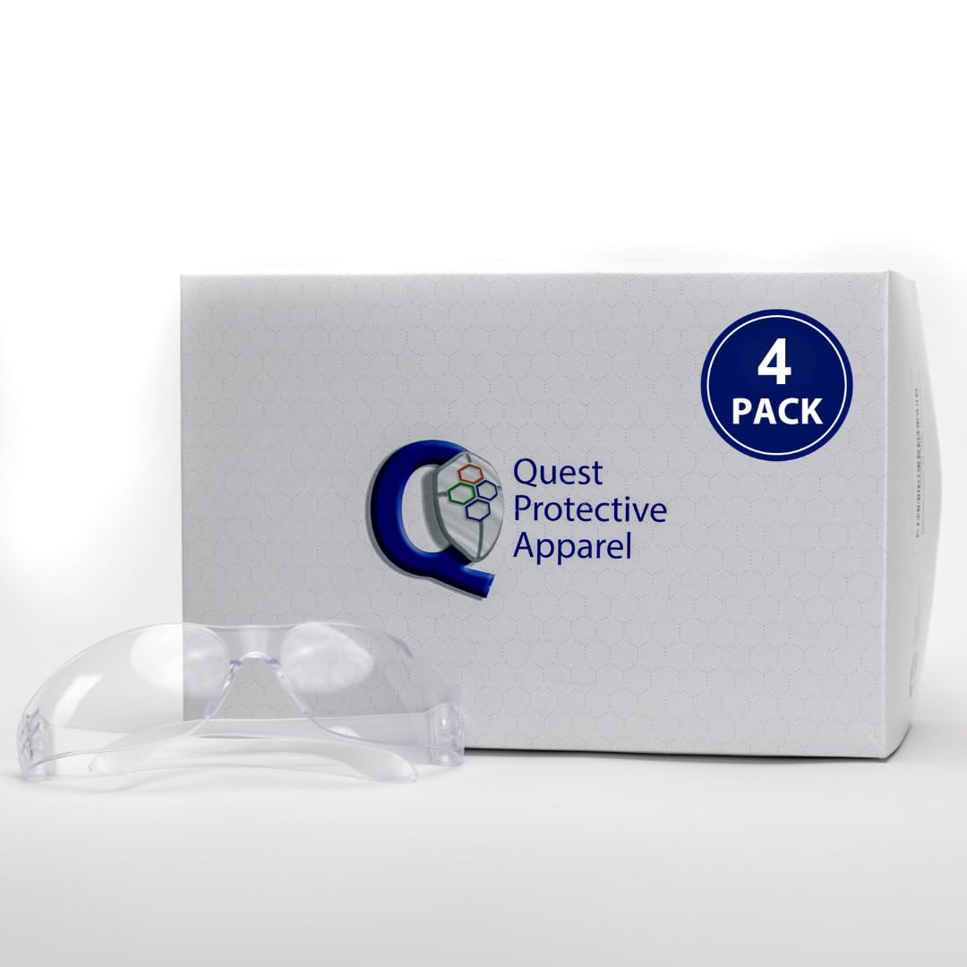 Quest Anti Fog Safety Glasses (4 Count)