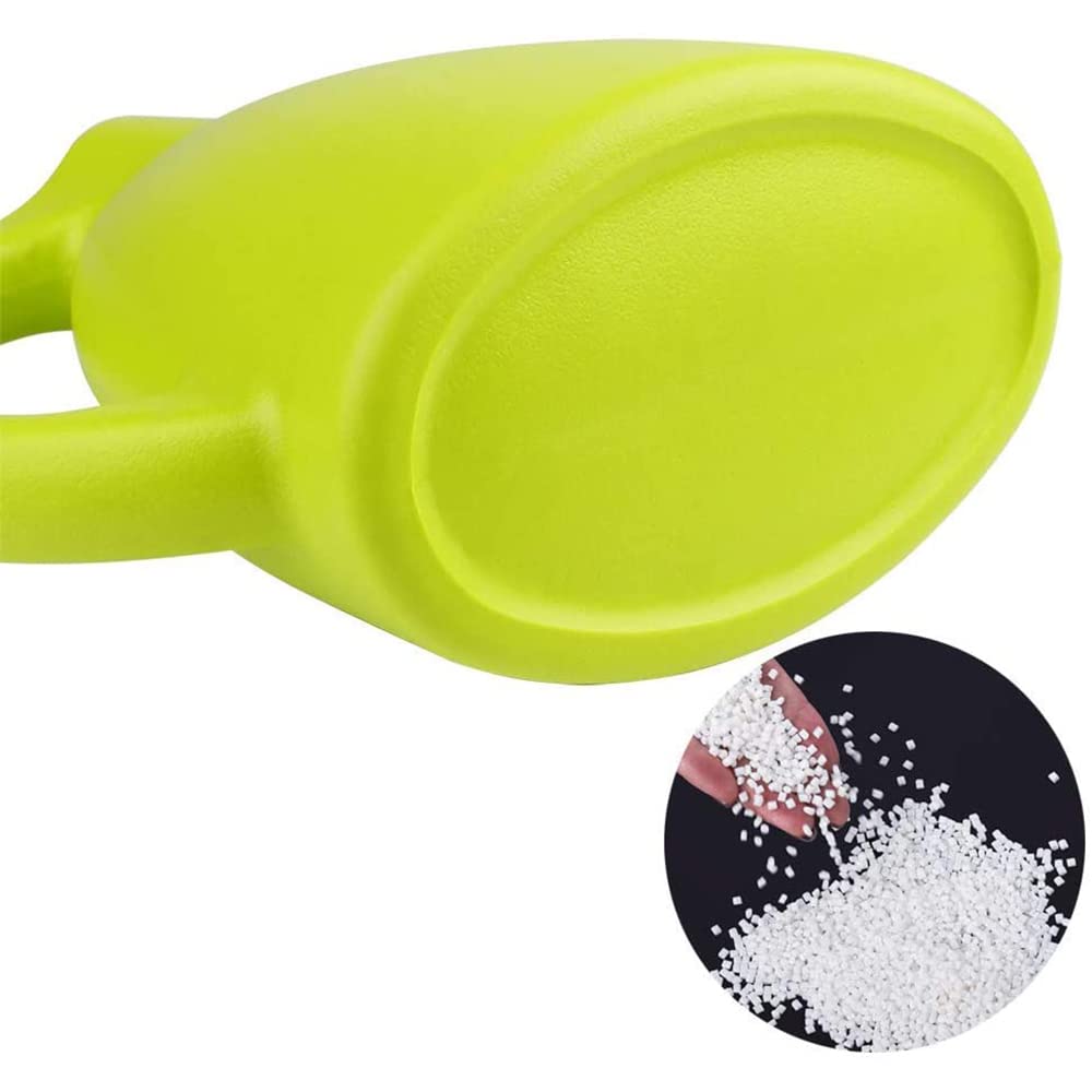 MyLifeUNIT Plastic Watering Can, Elegant Watering Pot, 1/2-Gallon (Green)