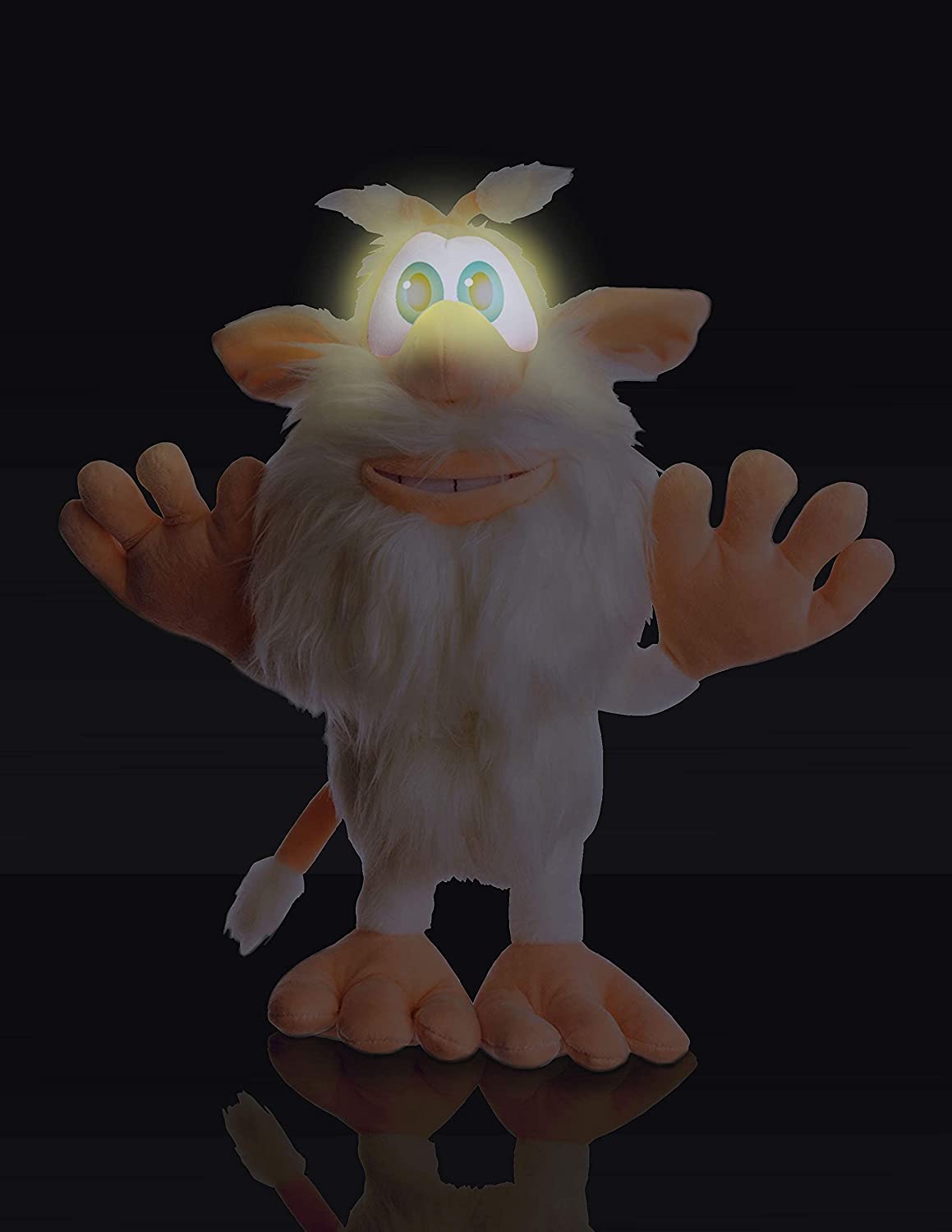 Mighty Mojo Booba 15-Inch Plush with Light Up Eyes - Official Stuffed Toy from Netflix Show