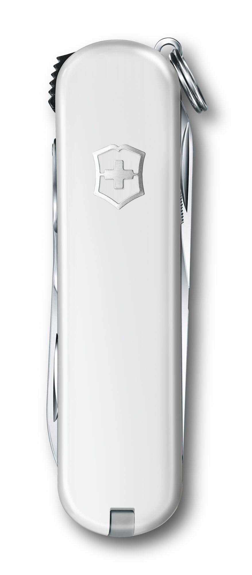 Victorinox Nail Clip 580, 8 Functions, Swiss Made Multi-Tool with Nail File, Nail Cleaner and Small Blade - White
