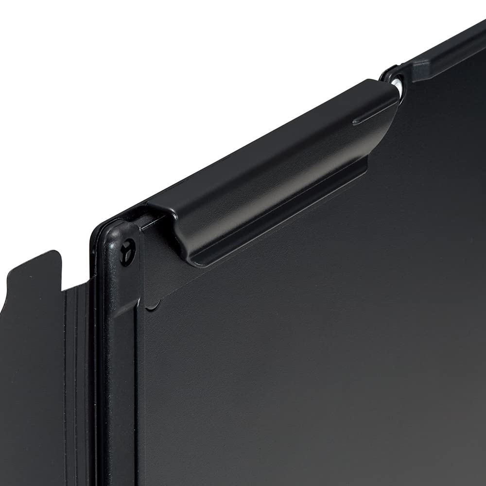 Lihit Lab F5902 Noir Clip File, A5, Black
