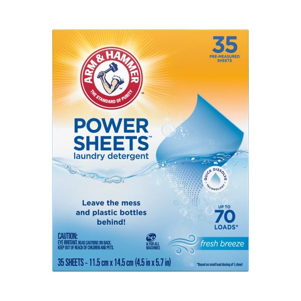 Laundry Detergent Power Sheets (105 Count)