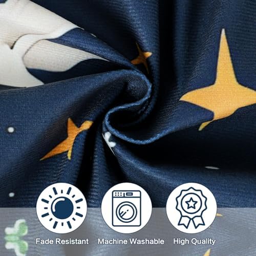 Christian Christmas Tree Skirt Religious Jesus Nativity Scene Xmas Tree Mat Navy Blue Christmas Holiday Jesus Indoor Outdoor Party Decor (48 Inches)