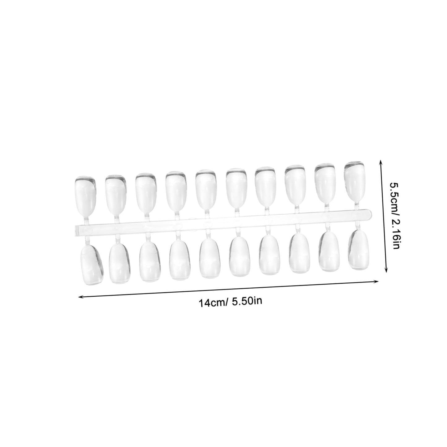 Hemoton 200pcs Pattern-making Nails Nail Art Tools Nail Salon Tool Art Accessory Manicure Color Cards Color Show Cards Display False Nails Polish