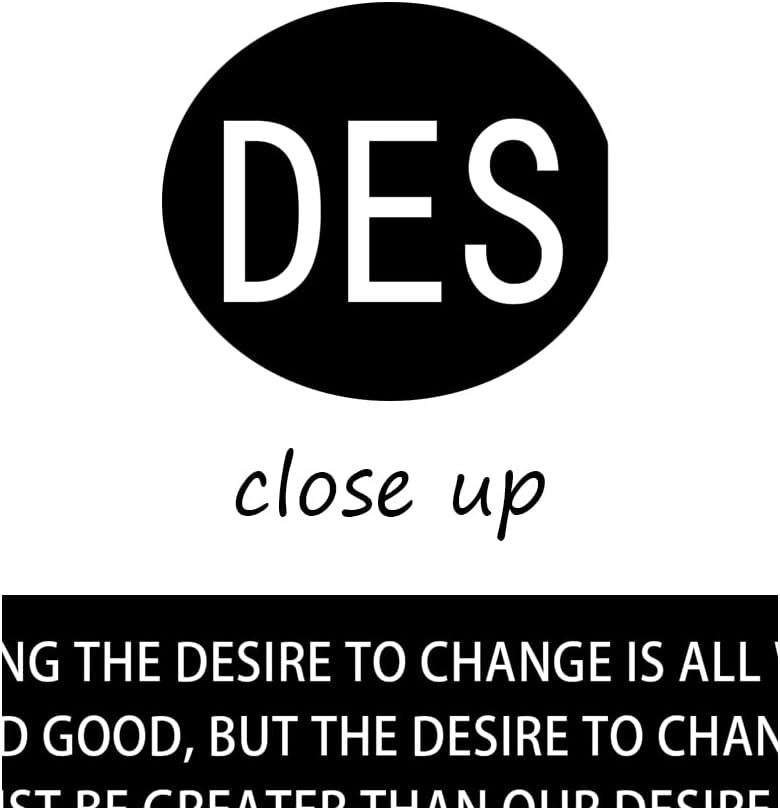 WYJZDZQ8 Desire Noun Motivational Canvas Office Print Wall Art Inspirational Picture Poster Painting Modern Inspiring Artwork for Home Living Room Bedroom Decor Ready to Hang [12''W x 18''H]