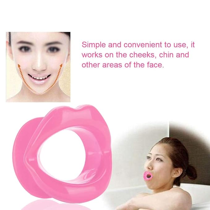 Lips Trainer, Face Slim Exerciser Face Lifting Lip Exerciser Mouth Muscle Tightener Tightening, Silicone Oral Exerciser Face Tool Lips Massage Tightener Face Slimmer(#2)