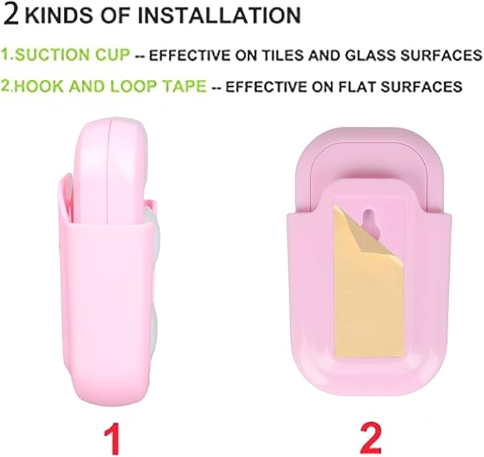 SOARING Kids' Teeth Brushing & Hand Washing Timer, Color Indicator for Training - Stick on Bathroom (Pink)