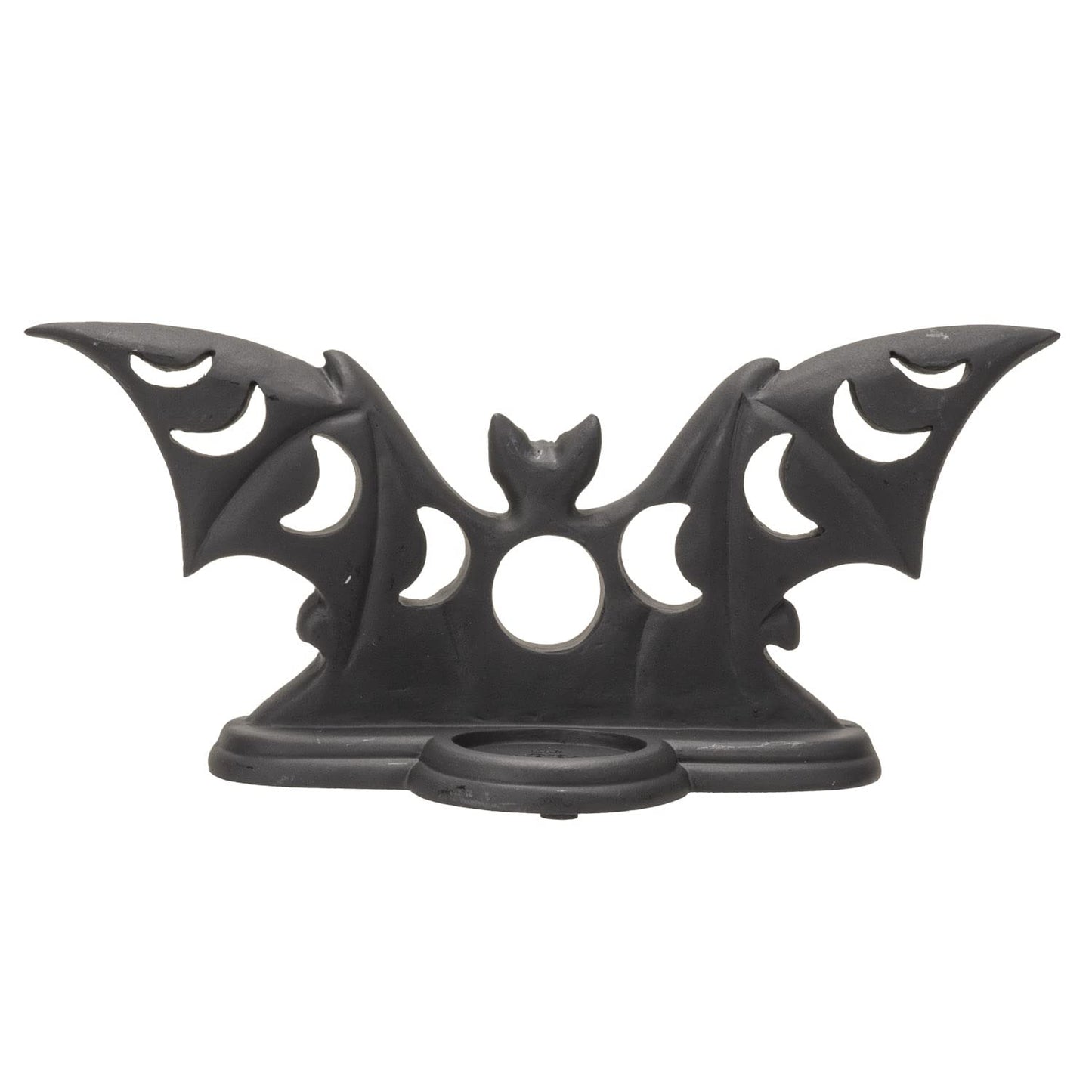 Pacific Giftware Alchemy Gothic Lunaeca Tea Light Candle Holder Phases of The Moon Bat Ornament