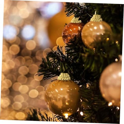 ORFOFE 100pcs Round Christmas Ornament Caps Plastic Hangers for Christmas Tree and Craft Decorations Easy to Install Xmas Ornament Caps for Festive Celebrations