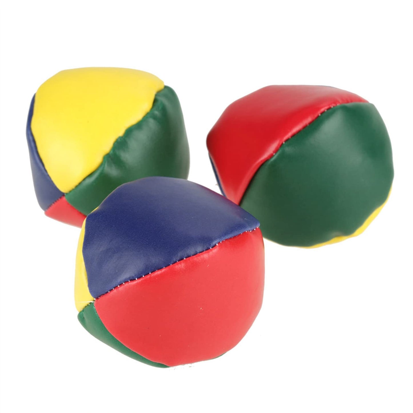 GLOGLOW Nan Baby Toy Balls Set, PU Leather Lightweight Juggling Balls for Toddlers, Fun Learning Prop for Circus Beginners with Soft Grip and Flexibility Training Children's Outdoor