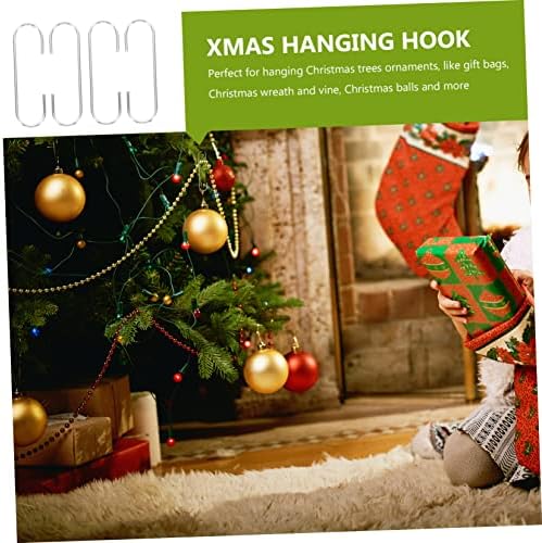 Levemolo 100pcs Christmas Decorations Hanging Hooks Tree Hooks for Christmas Stockings