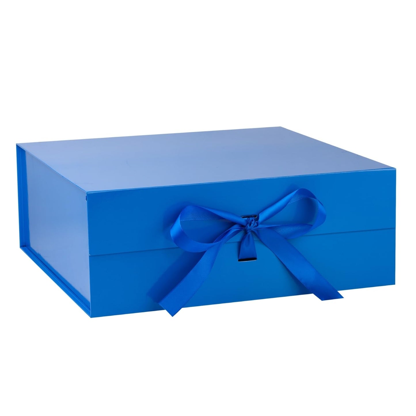OEMVALATY Blue Gift Box,18x18x6 Inches Gift Boxes with Lids for Presents with Magnetic Closure and Ribbon for Wedding,Storage,Birthday