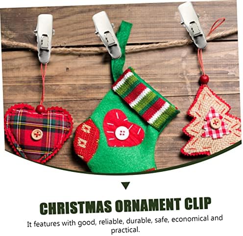 Cabilock 500pcs Spring Decor Clips Multi-Purpose Xmas Ornament Holders for Wreaths Trees Adornment Clips for Holiday Decorations for Festive Flower Arrangements