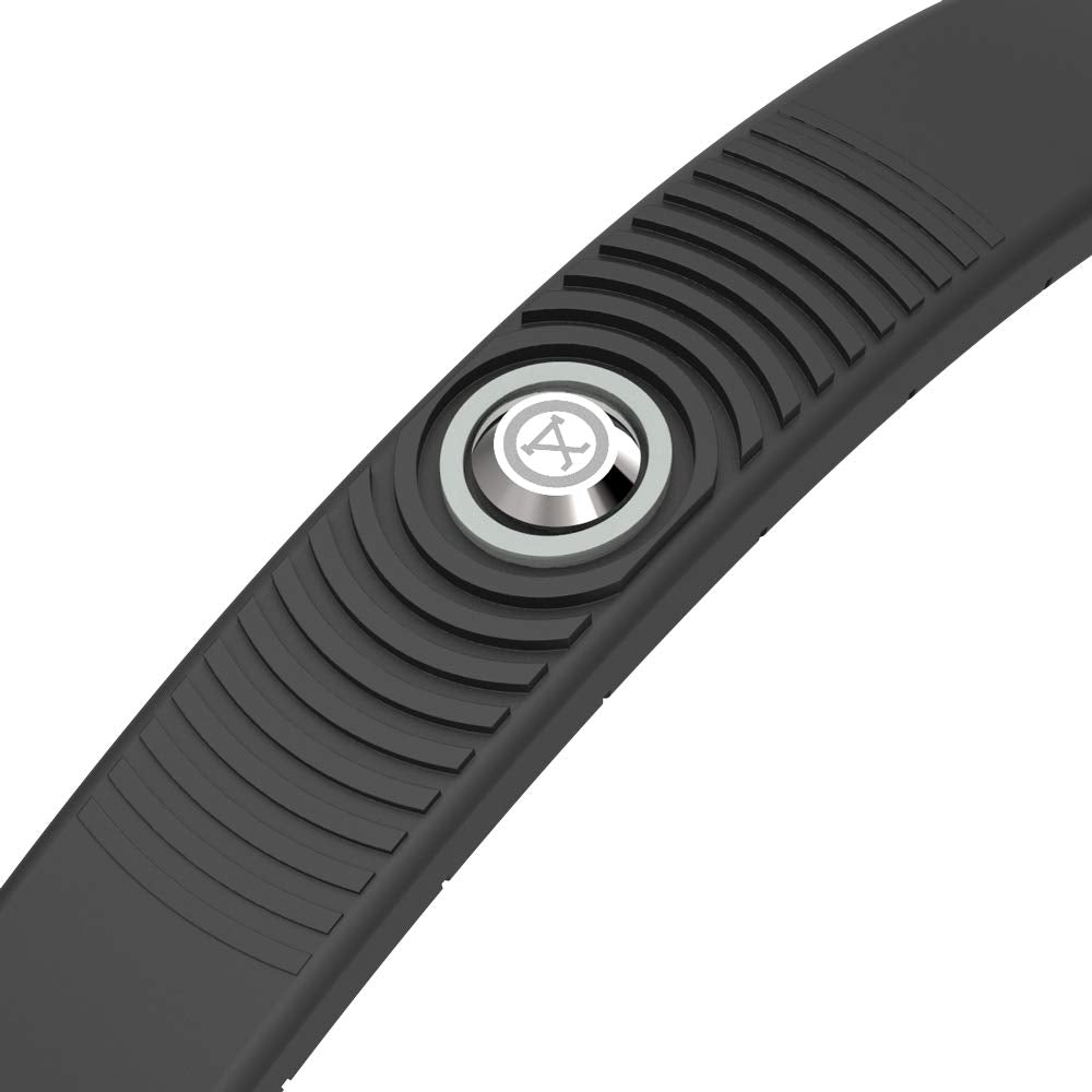 PROEXL 18 MAX Sports Magnetic Bracelet for Men - Waterproof - Breathable Strap - Super Strength - Black Gray