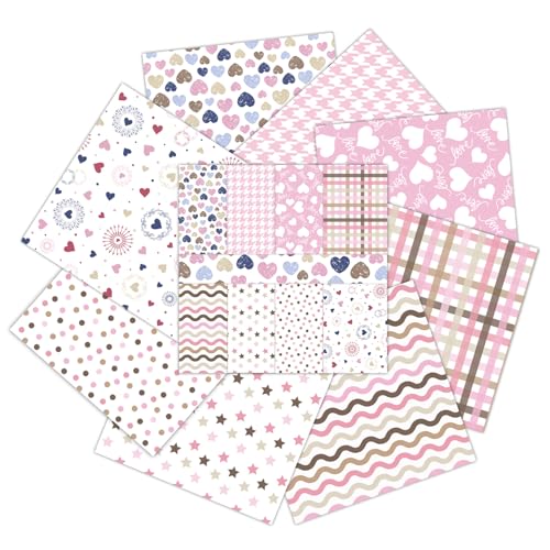 PRSTINCOL Scrapbook Paper,16 Sheets 4.1x5.8 Inch Painted Dots Style Scrapbook Supplies,Single-Sided Vivid Origami Decoupage Paper for DIY Crafts, Card Making, Art Journaling - color: Painted_Dots
