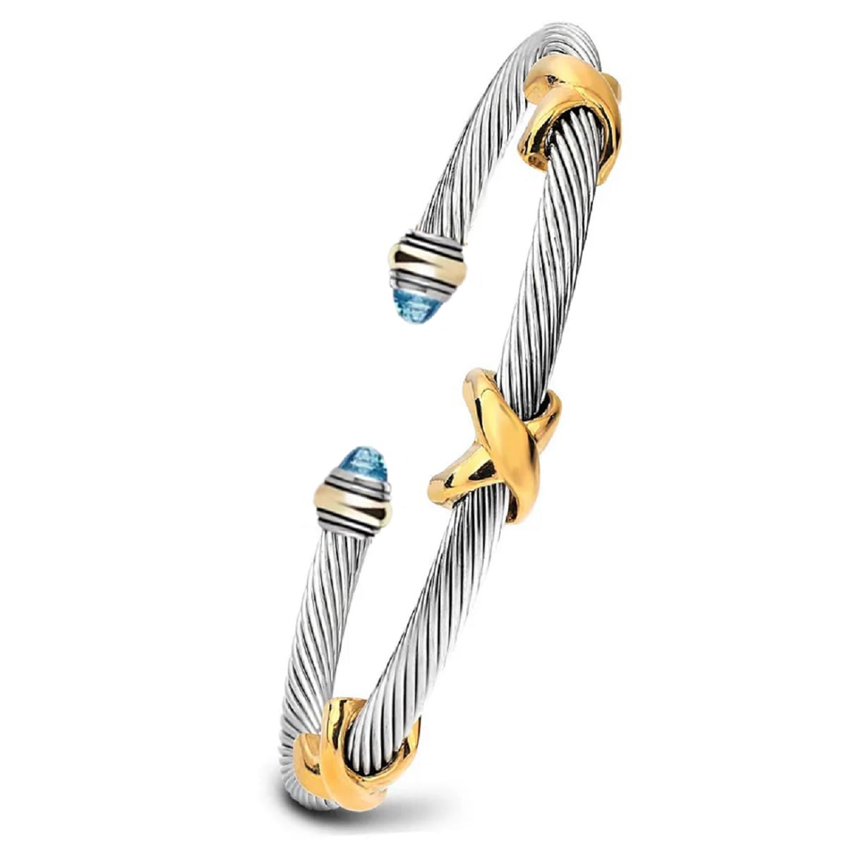 OSIRIDEH2 Multifunctional Twisted Cable Bracelets for Women - Trendy Women's Fashion Jewelry