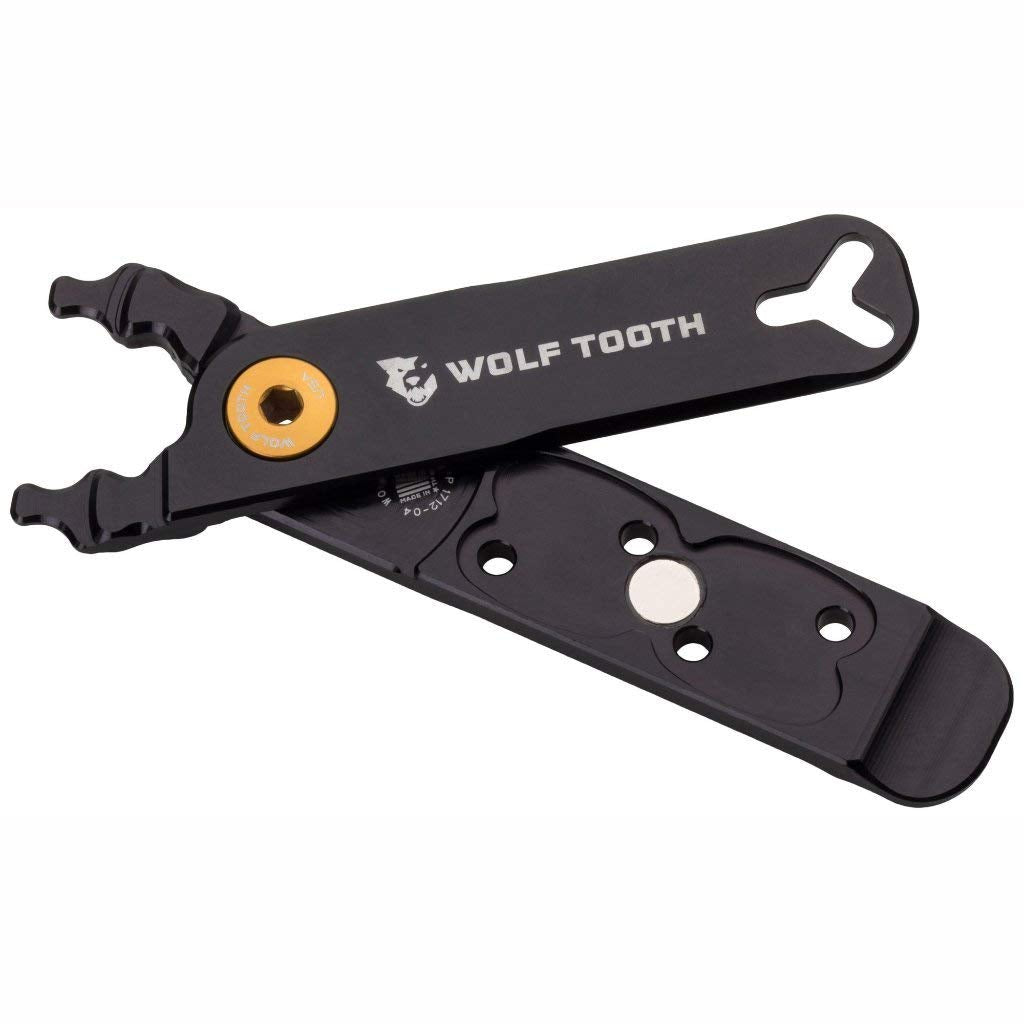 Pack Pliers - Master Link Combo Pliers - Black with Gold Bolt